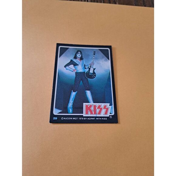 Vintage 1978 Aucoin Management AGRMT KISS Trading Card No 29 Collectible Rock - Picture 1 of 2